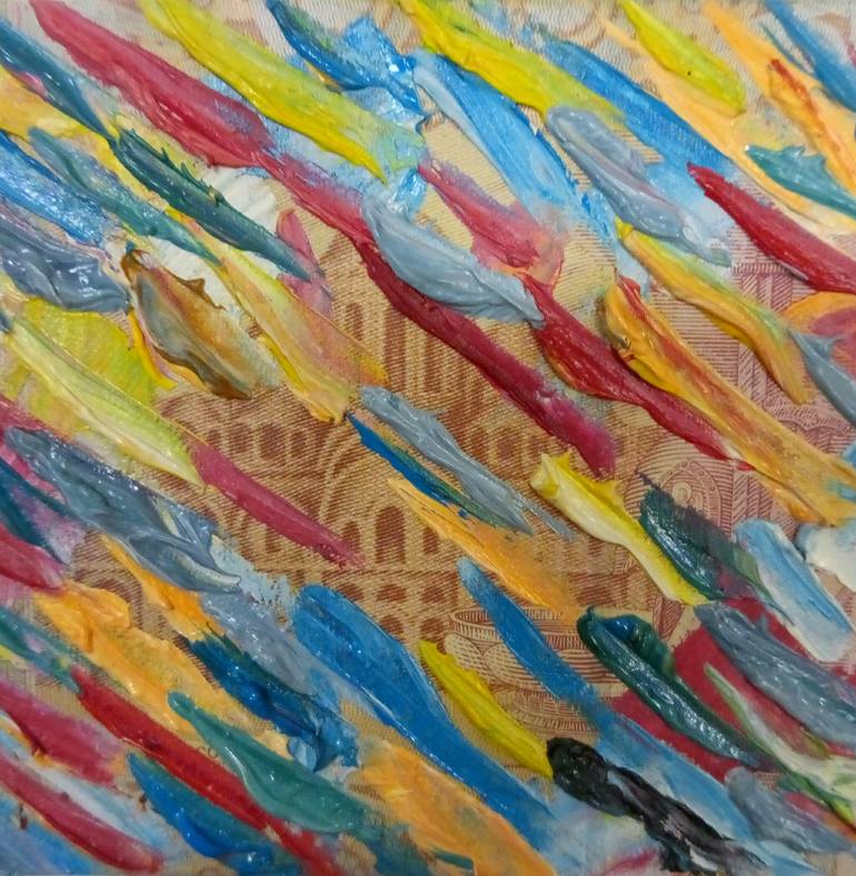 Original Abstract Expressionism Abstract Painting by Kyrylo Bondarenko