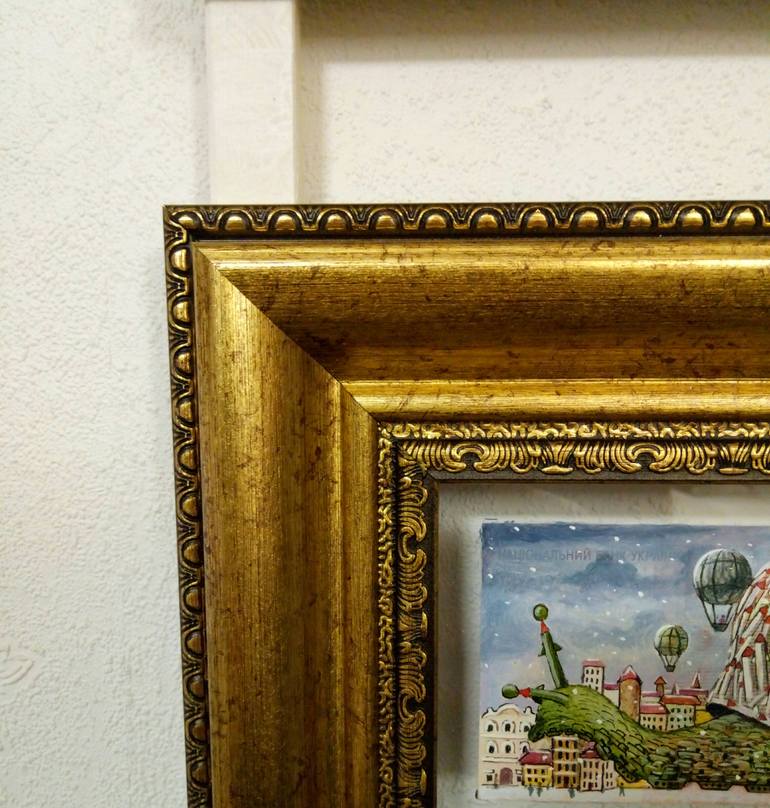 Original Surrealism Architecture Painting by Kyrylo Bondarenko