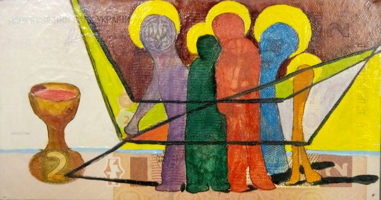 Original Contemporary Religion Painting by Kyrylo Bondarenko