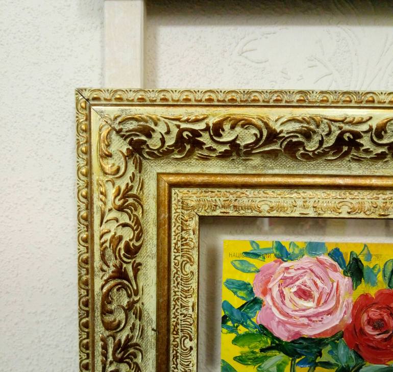 Original Contemporary Floral Painting by Kyrylo Bondarenko