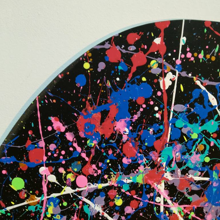 Original Abstract Outer Space Painting by Kyrylo Bondarenko