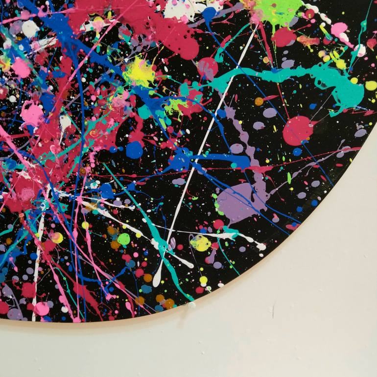 Original Abstract Outer Space Painting by Kyrylo Bondarenko