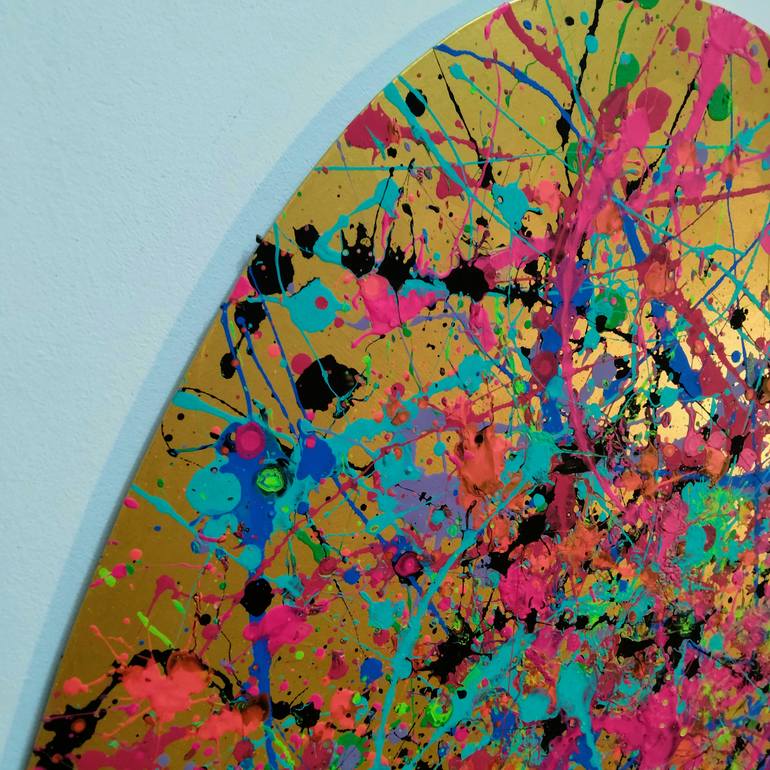 Original Impressionism Outer Space Painting by Kyrylo Bondarenko