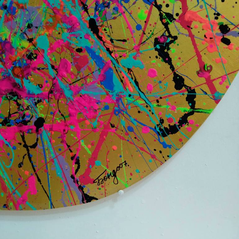 Original Impressionism Outer Space Painting by Kyrylo Bondarenko