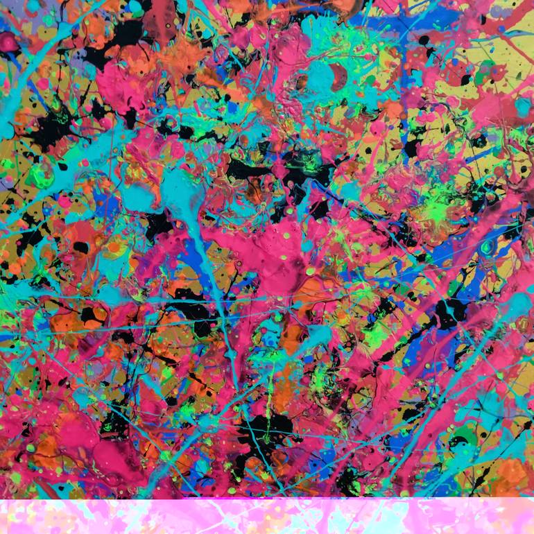 Original Impressionism Outer Space Painting by Kyrylo Bondarenko