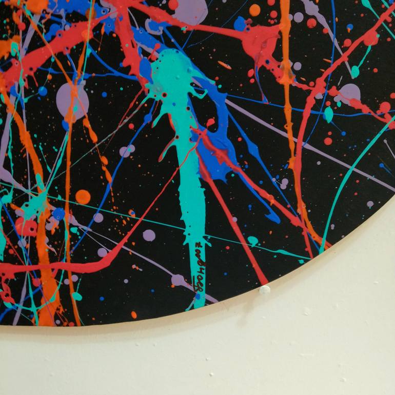 Original Impressionism Outer Space Painting by Kyrylo Bondarenko