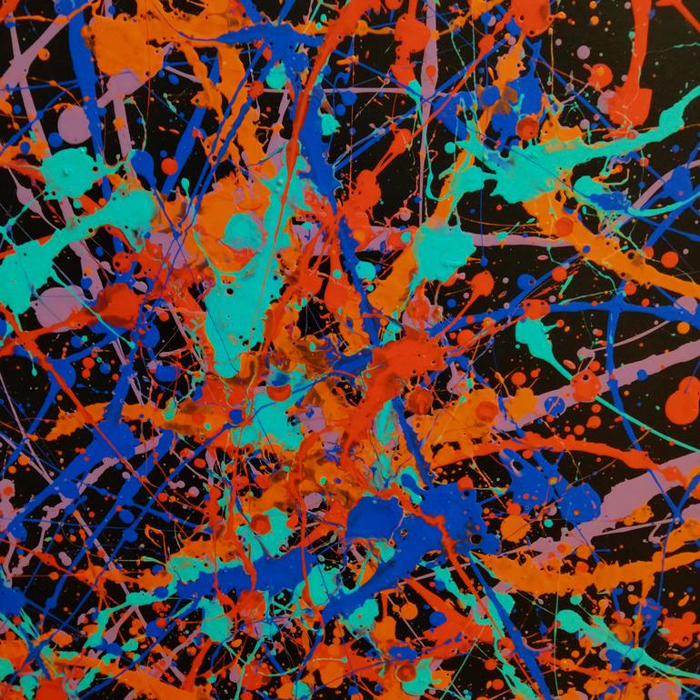 Original Impressionism Outer Space Painting by Kyrylo Bondarenko