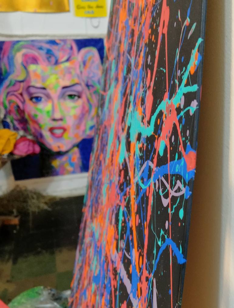Original Impressionism Outer Space Painting by Kyrylo Bondarenko