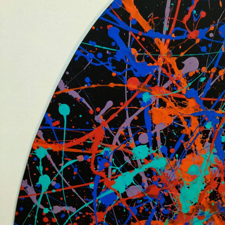 Original Impressionism Outer Space Painting by Kyrylo Bondarenko