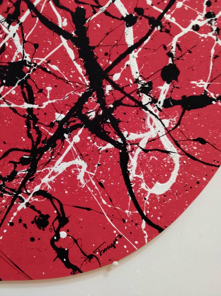Original Abstract Expressionism Abstract Painting by Kyrylo Bondarenko