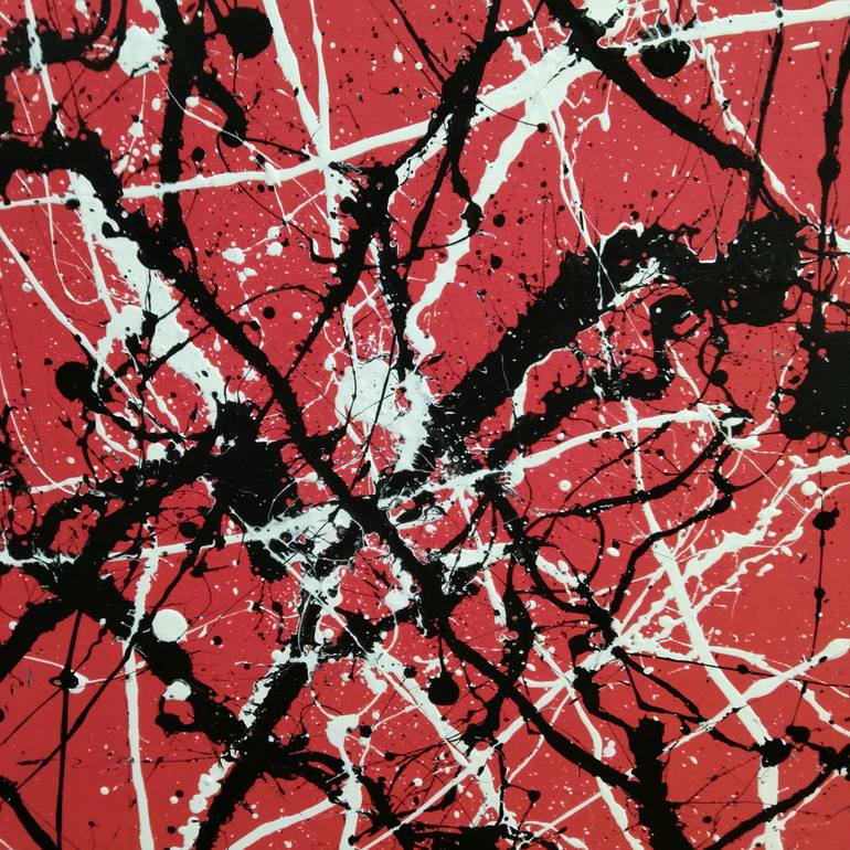 Original Abstract Expressionism Abstract Painting by Kyrylo Bondarenko