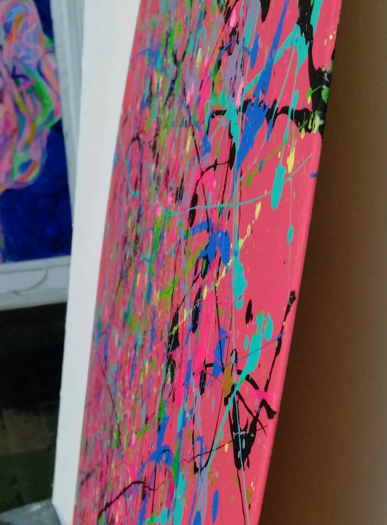 Original Abstract Expressionism Abstract Painting by Kyrylo Bondarenko