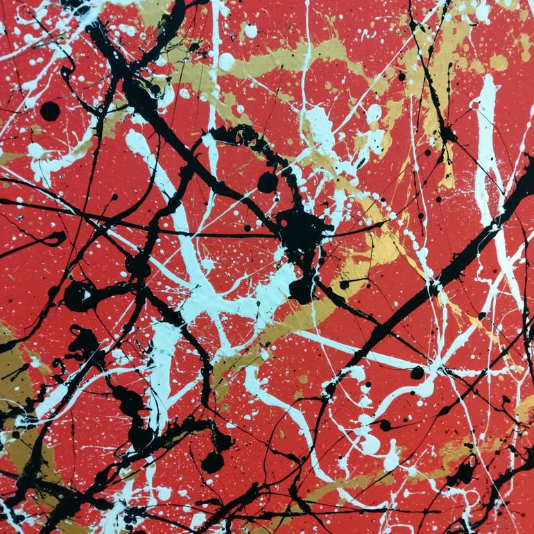 Original Contemporary Christmas Painting by Kyrylo Bondarenko