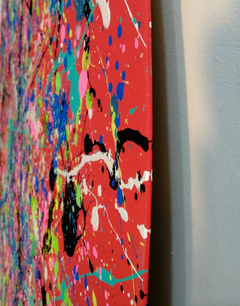 Original Contemporary Christmas Painting by Kyrylo Bondarenko