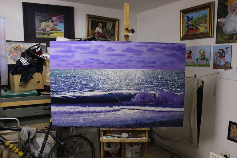 Original Realism Seascape Painting by kyrylo bondarenko