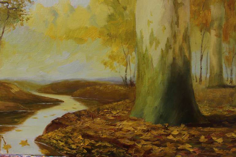 Original Impressionism Landscape Painting by kyrylo bondarenko