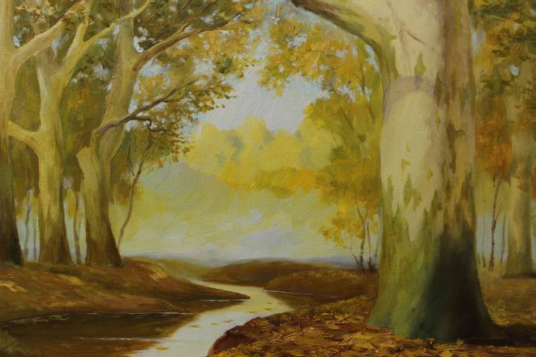 Original Impressionism Landscape Painting by kyrylo bondarenko