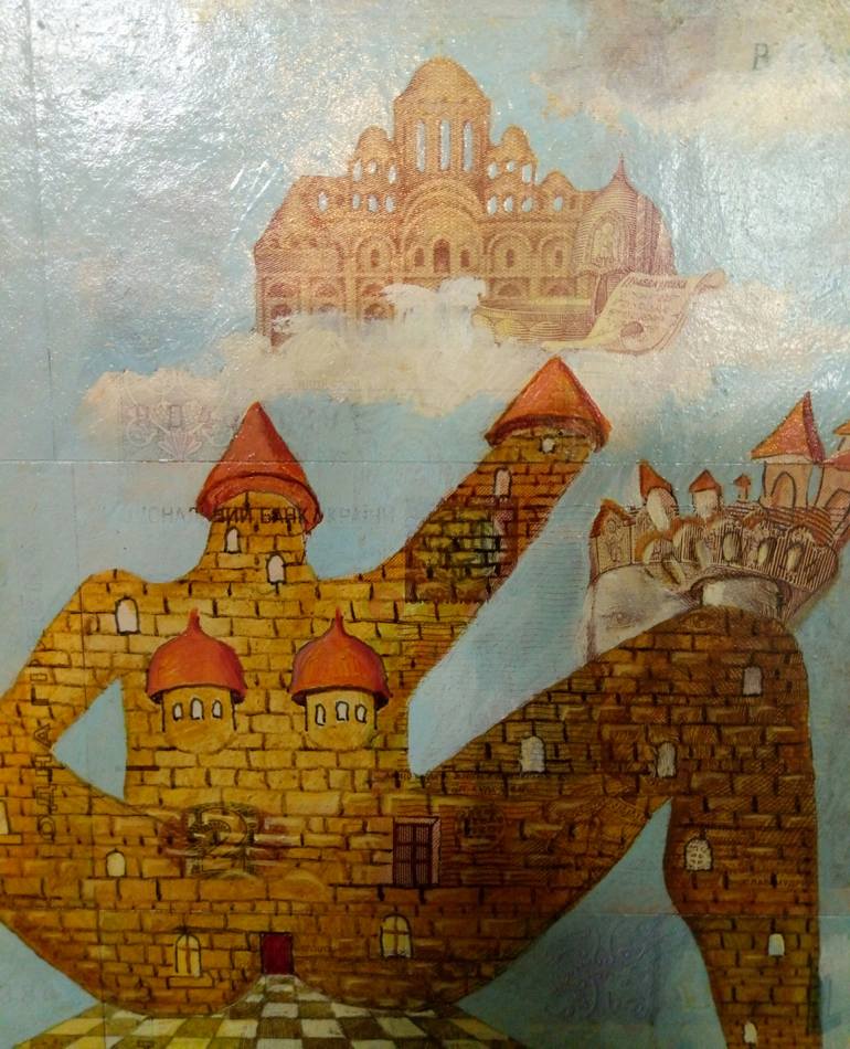 Original Conceptual Architecture Painting by Kyrylo Bondarenko
