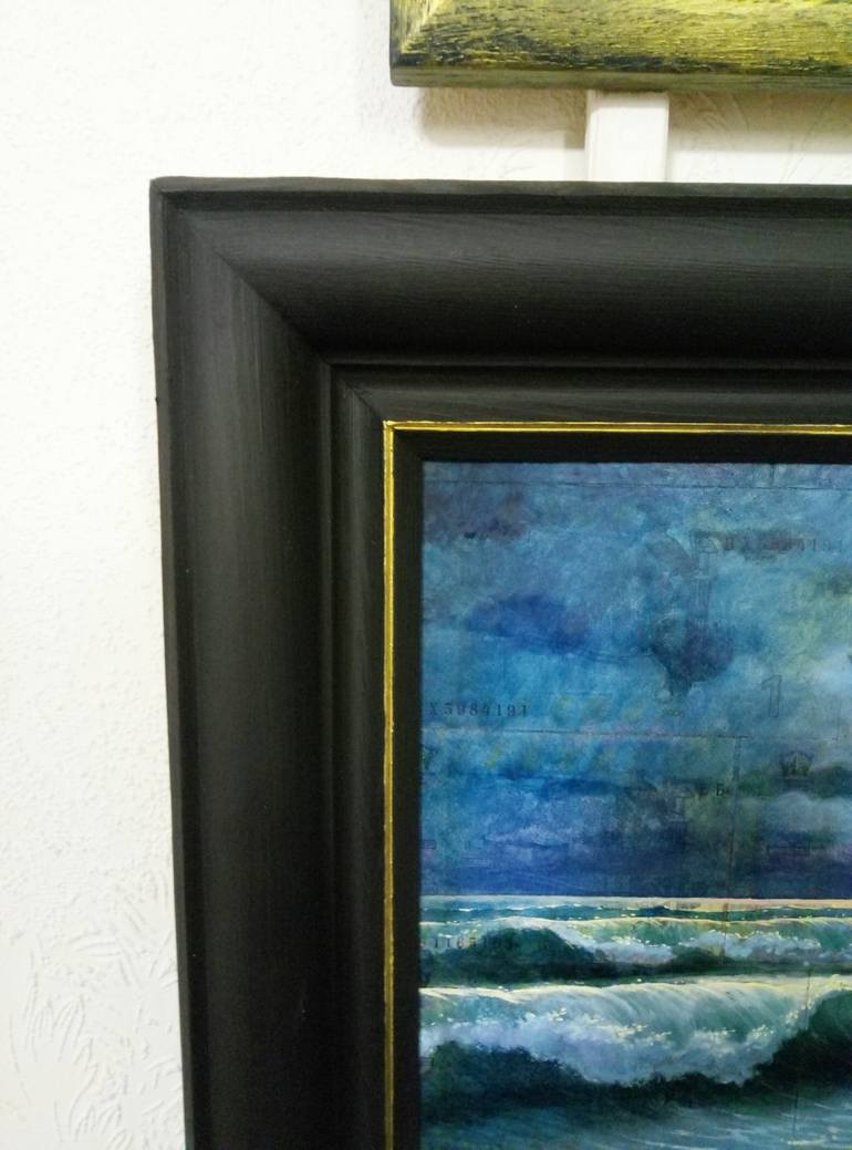 Original Conceptual Seascape Painting by Kyrylo Bondarenko