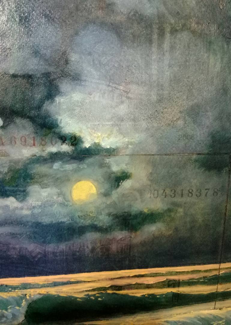 Original Conceptual Seascape Painting by Kyrylo Bondarenko