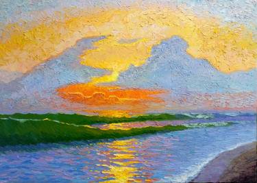 Original Expressionism Seascape Paintings by kyrylo bondarenko