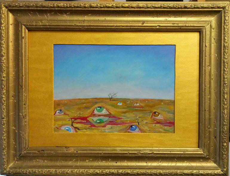 Original Conceptual Landscape Painting by Kyrylo Bondarenko