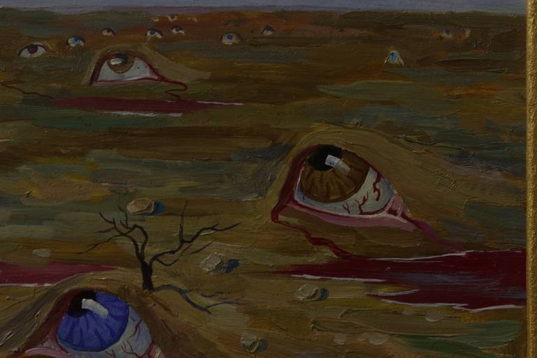 Original Conceptual Landscape Painting by Kyrylo Bondarenko