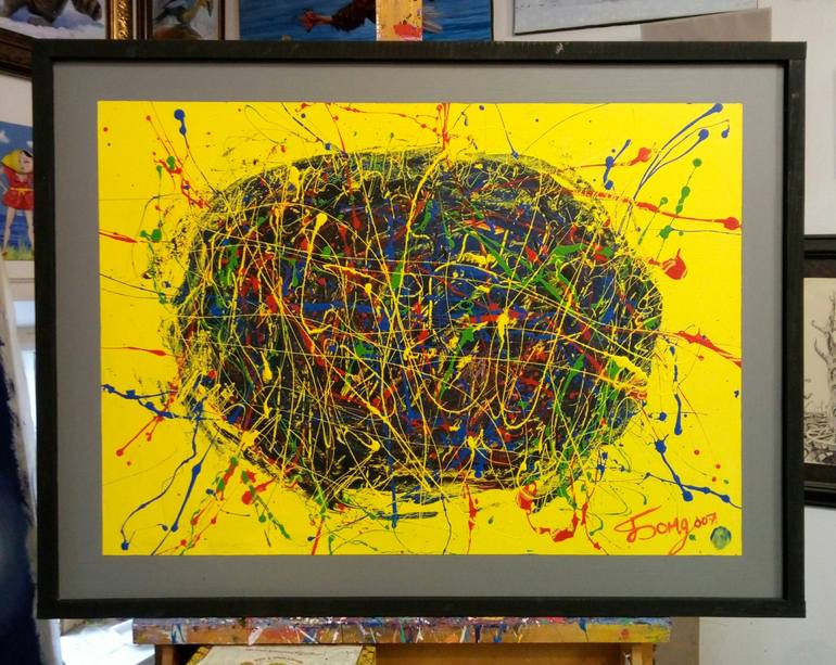 Original Abstract Expressionism Abstract Painting by kyrylo bondarenko