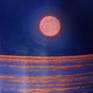 sea, Odessa, space, moon, mood of the moon, feelings, rainbow, waves, rocket, paintings are in world museums of the world. Canvas without frame. Requires the purchase of a stretcher, stretch canvas