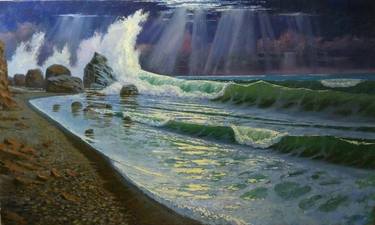 Original Impressionism Seascape Paintings by kyrylo bondarenko