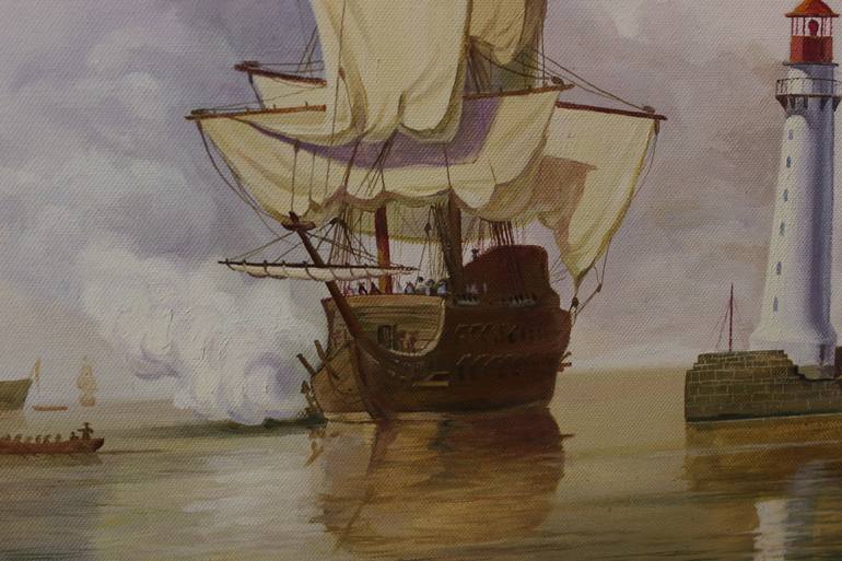 Original Realism Seascape Painting by kyrylo bondarenko