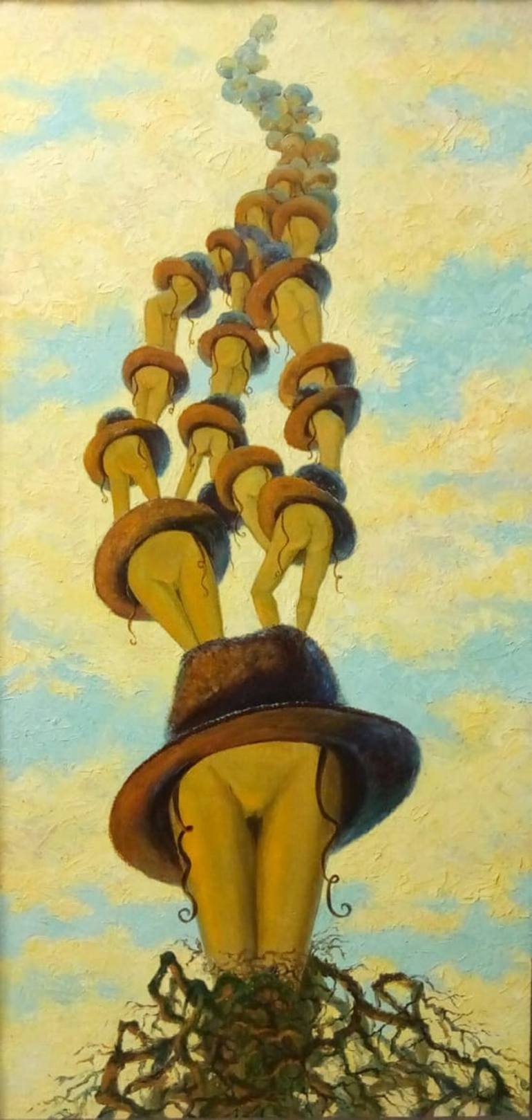 Original Surrealism Erotic Paintings by Kyrylo Bondarenko