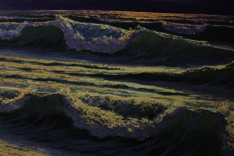 Original Realism Seascape Painting by kyrylo bondarenko