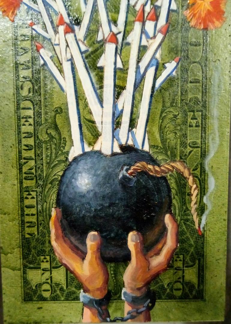 Original Conceptual Still Life Painting by Kyrylo Bondarenko