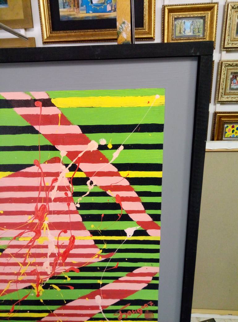 Original Abstract People Painting by Kyrylo Bondarenko