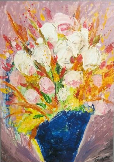 Original Impressionism Floral Paintings by kyrylo bondarenko