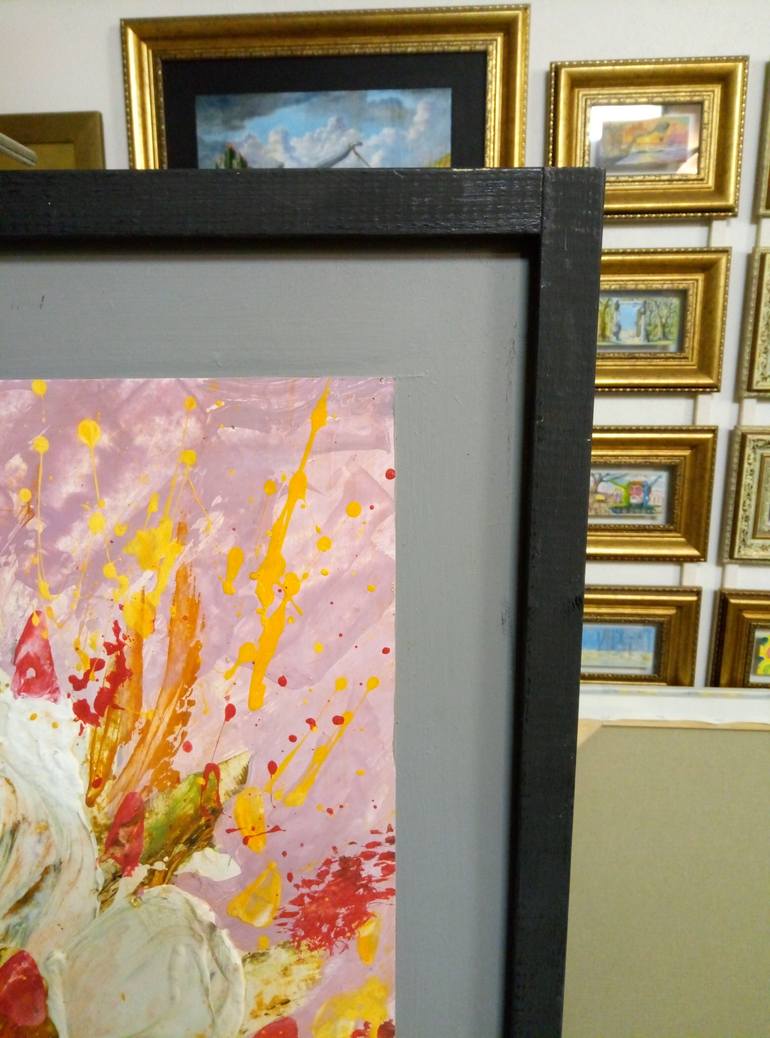 Original Impressionism Floral Painting by kyrylo bondarenko