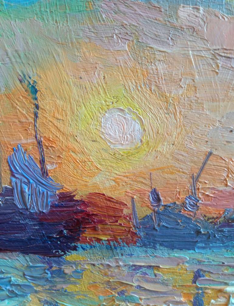 Original Realism Seascape Painting by Kyrylo Bondarenko