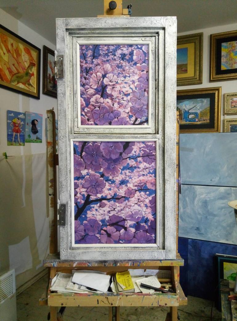 Original Impressionism Botanic Painting by Kyrylo Bondarenko