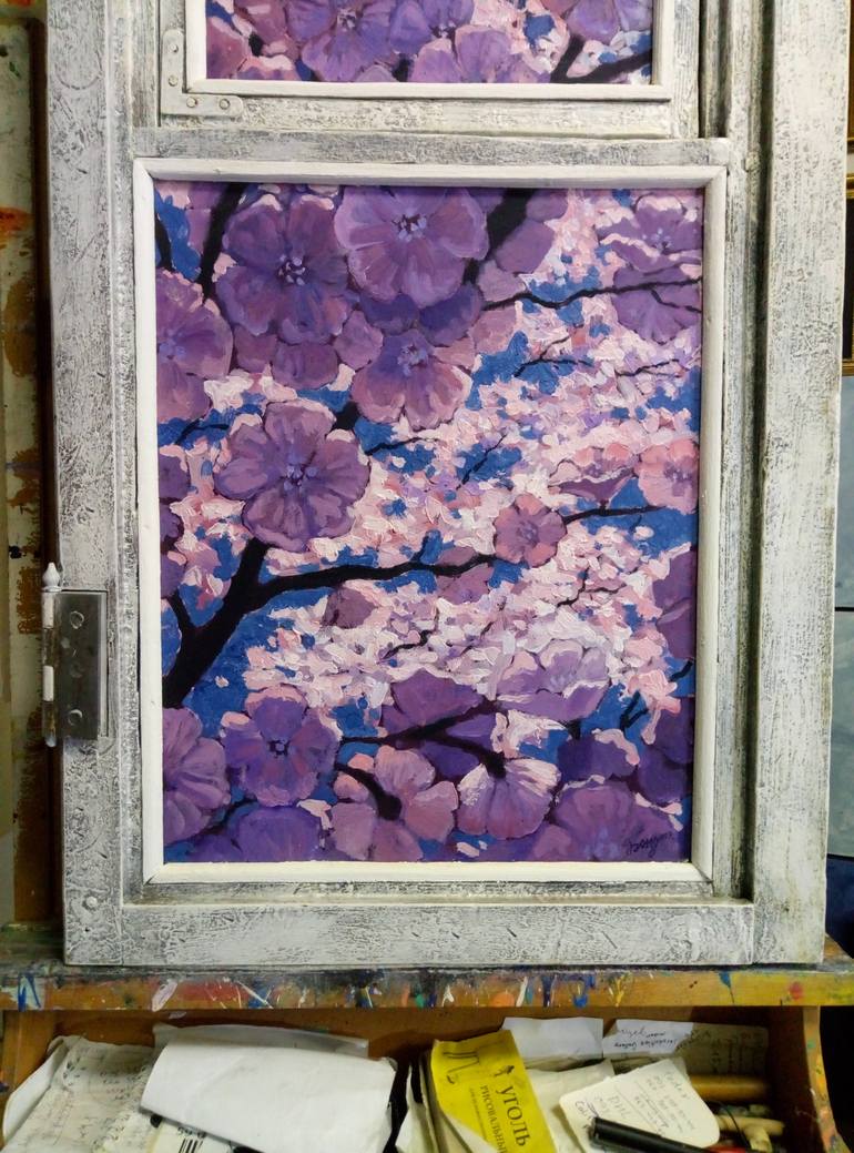 Original Impressionism Botanic Painting by Kyrylo Bondarenko