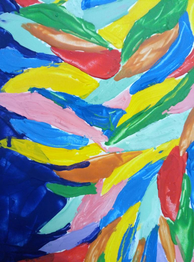 Original Abstract Botanic Painting by Kyrylo Bondarenko