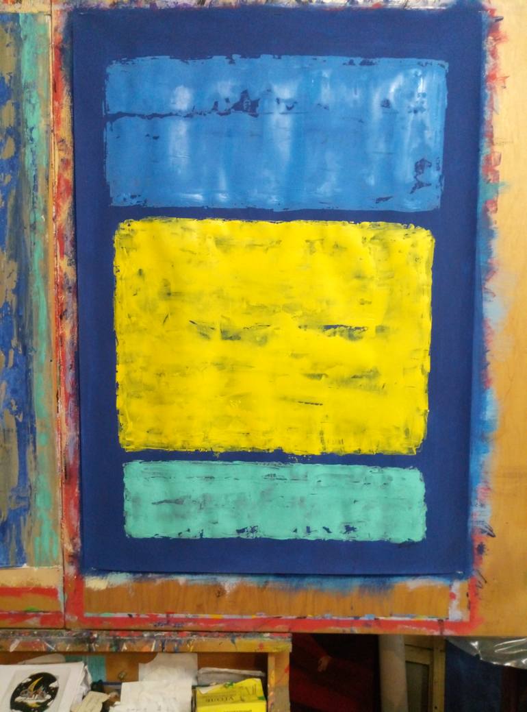 Original Abstract Expressionism Abstract Painting by Kyrylo Bondarenko
