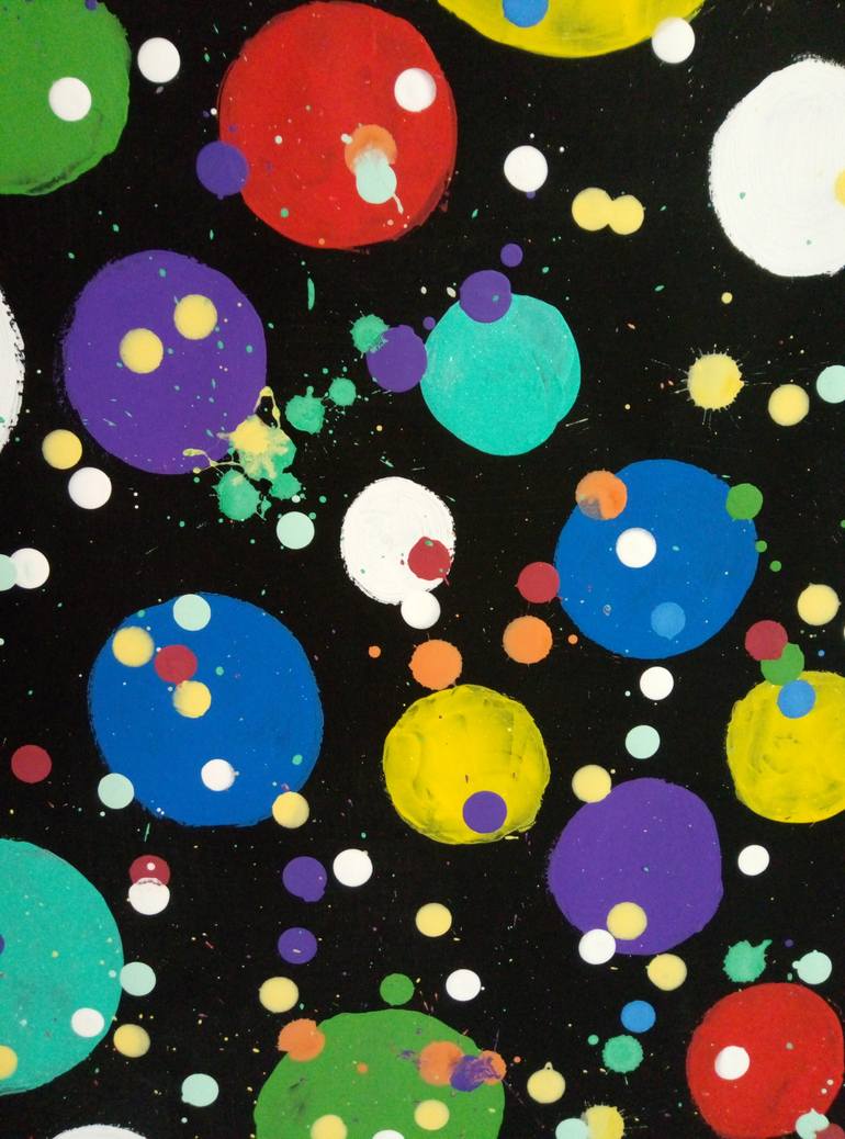 Original Pop Art Outer Space Painting by kyrylo bondarenko