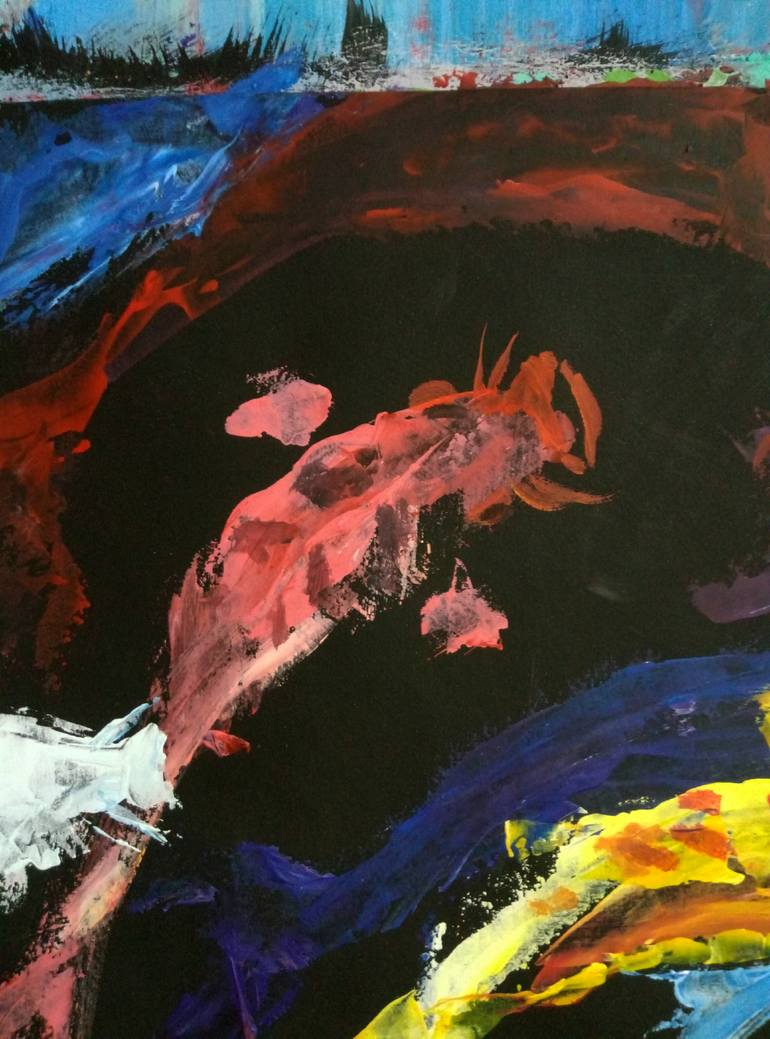 Original Impressionism Animal Painting by Kyrylo Bondarenko
