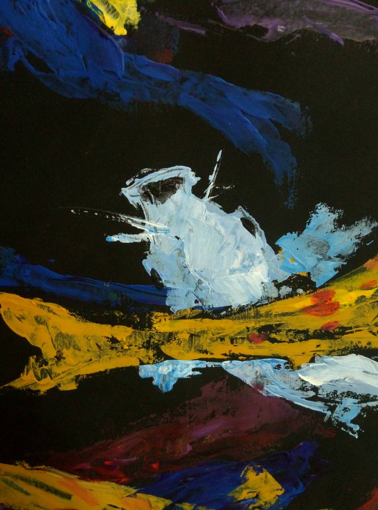 Original Impressionism Animal Painting by Kyrylo Bondarenko