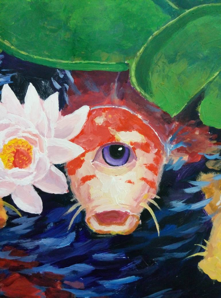 Original Surrealism Animal Painting by Kyrylo Bondarenko