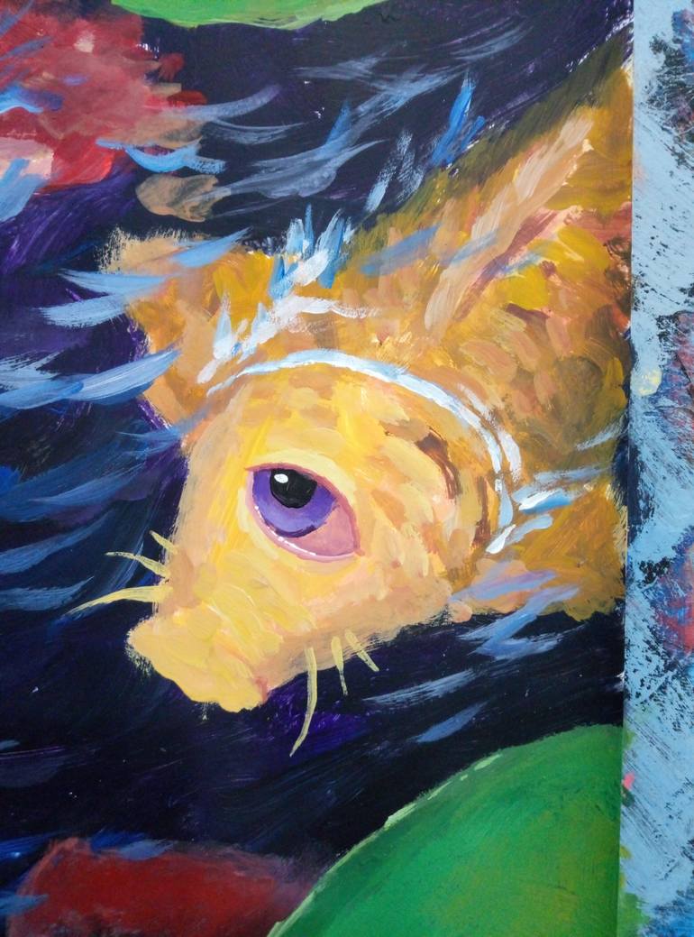 Original Surrealism Animal Painting by Kyrylo Bondarenko