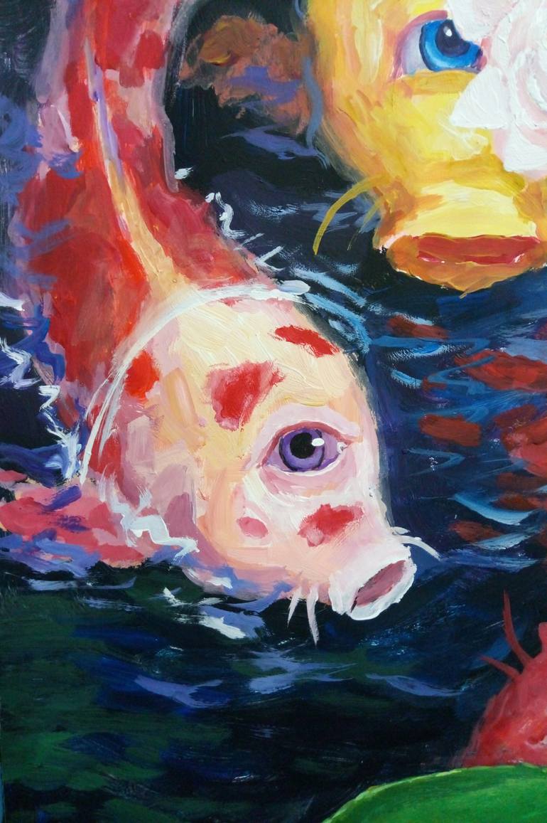 Original Surrealism Animal Painting by Kyrylo Bondarenko