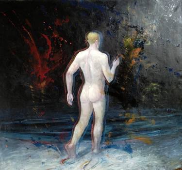 Original Figurative Nude Paintings by kyrylo bondarenko