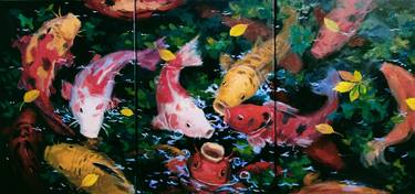 Original Realism Fish Paintings by kyrylo bondarenko